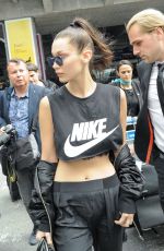 BELLA HADID at Nice Airport 05/09/2016