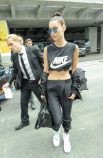 BELLA HADID at Nice Airport 05/09/2016
