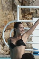 BELLA HADID in Bikini at Eden Roc Hotel 05/10/2016