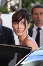 BELLA HADID Leaves Her Hotel in Cannes 05/18/2016