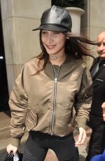 BELLA HADID Leaves Her Hotel in Paris 05/28/2016