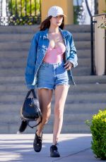 BELLA HADID Leaves The Commons in Calabasas 05/22/2016