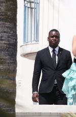 BELLA HADID on the Set of a Photoshoot in Cannes 05/18/2016