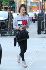 BELLA HADID Out and About in New York 05/08/2016