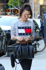 BELLA HADID Out and About in New York 05/08/2016