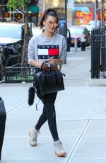 BELLA HADID Out and About in New York 05/08/2016