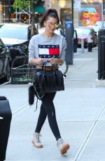 BELLA HADID Out and About in New York 05/08/2016