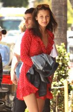 BELLA HADID Out for Lunch in Beverly Hills 05/22/2016