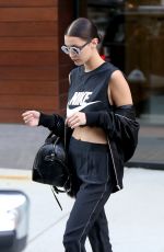 BELLA HADID Out in New York 05/08/2016