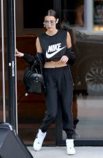 BELLA HADID Out in New York 05/08/2016