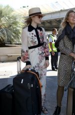BELLA HEATHCOTE at Nice Airport 05/19/2016