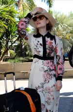 BELLA HEATHCOTE at Nice Airport 05/19/2016