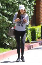 BELLA THORNE in Tights Out in Studio City 05/02/2016