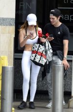 BELLA THORNE Leaves a Gym in Los Angeles 05/15/2016
