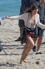 BELLA THORNE on the Set of 
