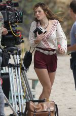 BELLA THORNE on the Set of 