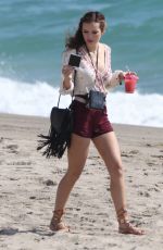 BELLA THORNE on the Set of 