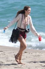 BELLA THORNE on the Set of 