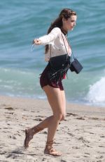 BELLA THORNE on the Set of 