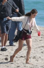 BELLA THORNE on the Set of 