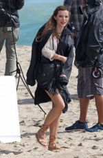 BELLA THORNE on the Set of 
