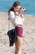 BELLA THORNE on the Set of 