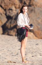 BELLA THORNE on the Set of 