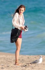 BELLA THORNE on the Set of 