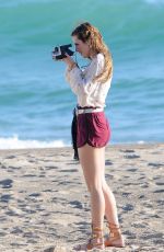BELLA THORNE on the Set of 