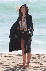BELLA THORNE on the Set of 