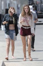 BELLA THORNE on the Set of 