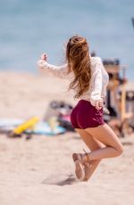 BELLA THORNE on the Set of 