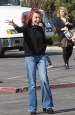 BELLA THORNE on the Set of 