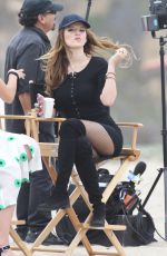 BELLA THORNE on the Set of 