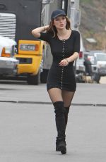 BELLA THORNE on the Set of 