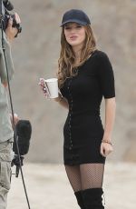BELLA THORNE on the Set of 