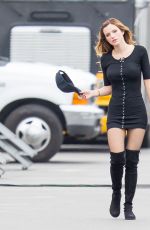 BELLA THORNE on the Set of 