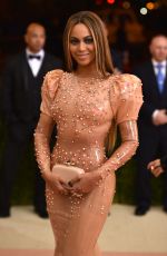 BEYONCE at Costume Institute Gala 2016 in New York 05/02/2016