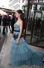 BIANCA BALTI Leaves Hotel Martinez in Cannes 05/11/2016