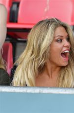 BIANCA GASCOIGNE at a Charity Football Match in Dagenham 05/11/2016