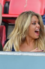 BIANCA GASCOIGNE at a Charity Football Match in Dagenham 05/11/2016