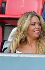 BIANCA GASCOIGNE at a Charity Football Match in Dagenham 05/11/2016