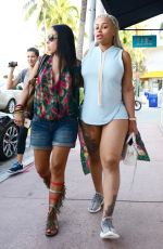 BLAC CHYNA Leaves Havana 1957 Restaurant in Miami Beach 05/12/2016