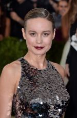 BRIE LARSON at Costume Institute Gala 2016 in New York 05/02/2016