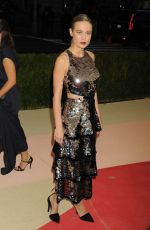 BRIE LARSON at Costume Institute Gala 2016 in New York 05/02/2016
