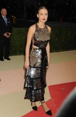 BRIE LARSON at Costume Institute Gala 2016 in New York 05/02/2016