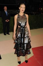 BRIE LARSON at Costume Institute Gala 2016 in New York 05/02/2016
