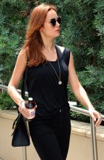 BRIE LARSON Leaves a Beauty Salon in Los Angeles 05/16/2016