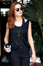 BRIE LARSON Leaves a Beauty Salon in Los Angeles 05/16/2016