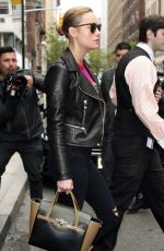 BRIE LARSON Leaves Her Hotel in New York 05/03/2016